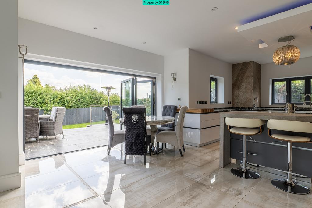 Kitchen - Bifolds Open.