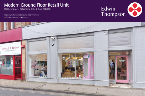 Retail property (high street) to rent, 121 High St Galashiels TD1 1RZ