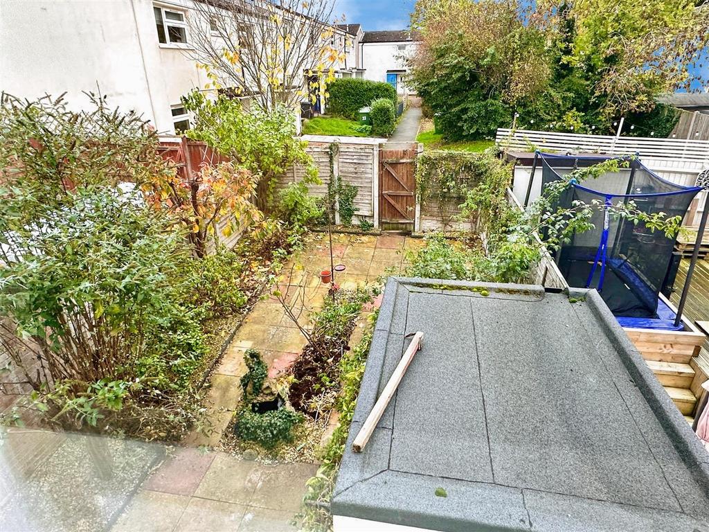 View over rear garden