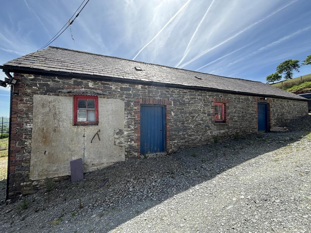 Stone and slate cow shed