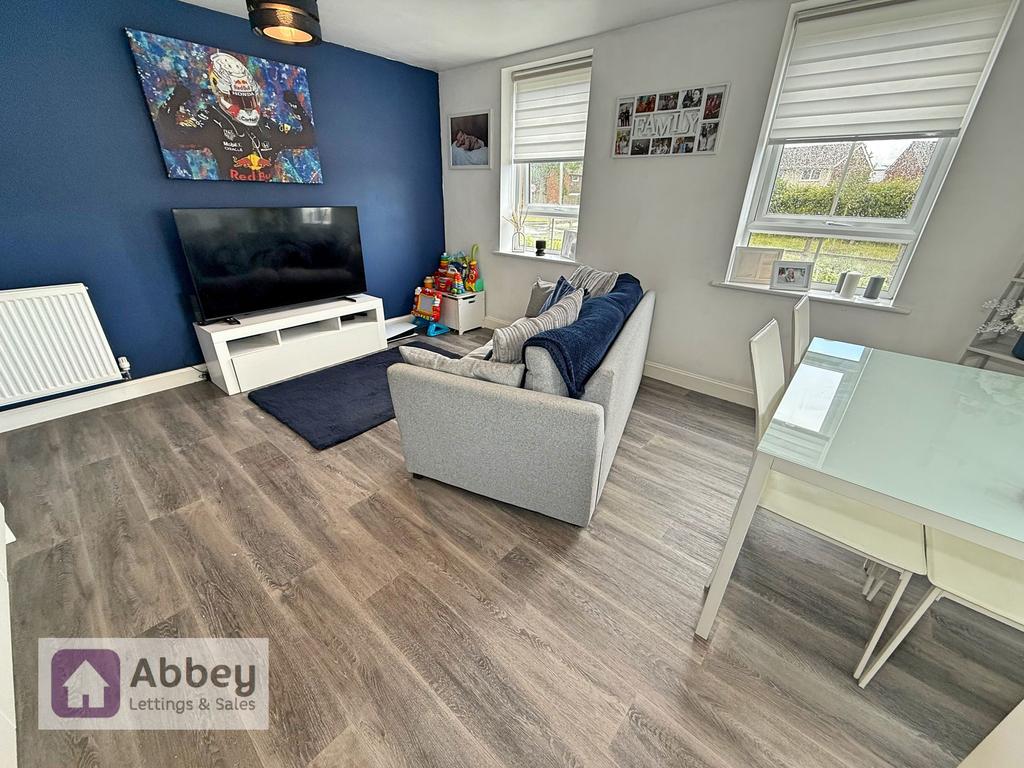 Open plan kitchen living area