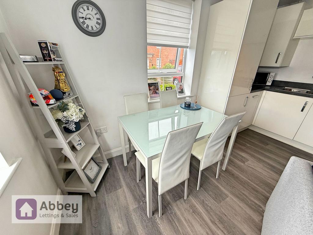 Open plan kitchen living area