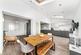Open plan dining kitchen and family room