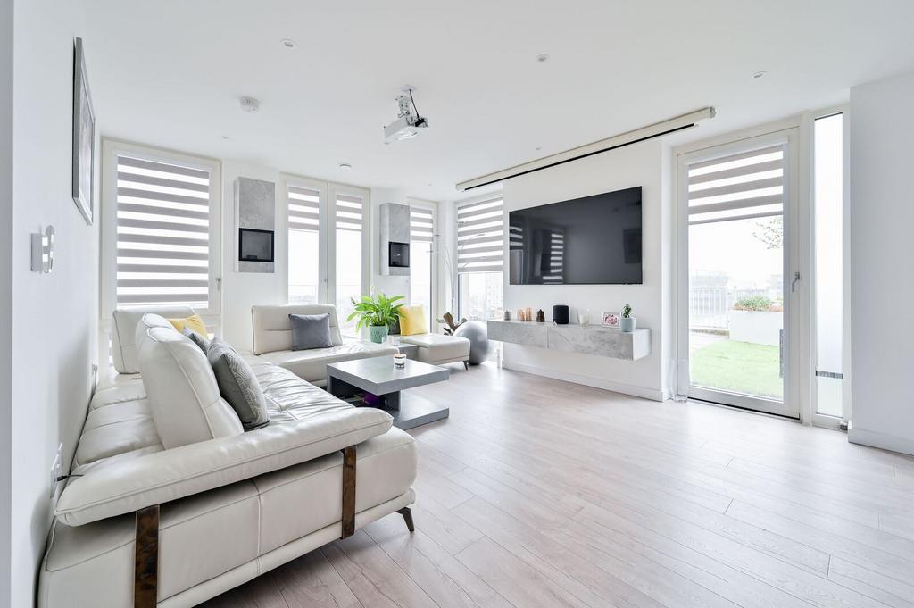 Open-plan living area, open plan living