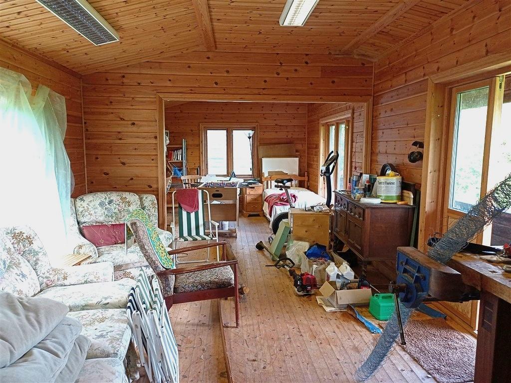 Inside Timber Cabin