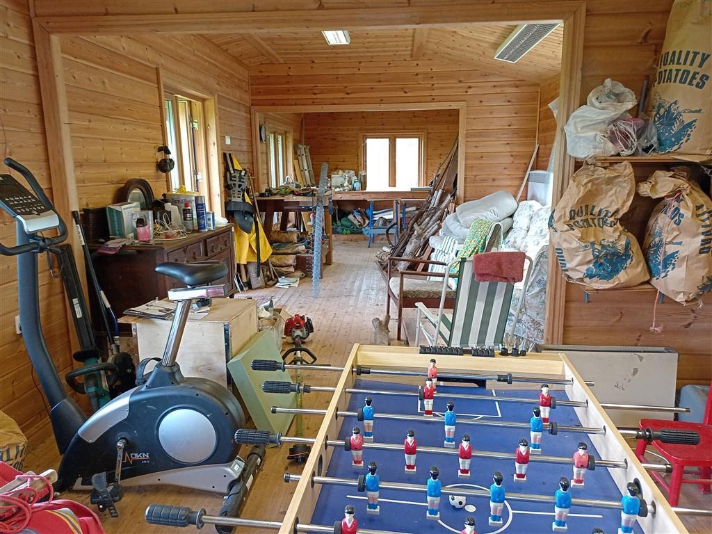 Inside Timber Cabin - View 2