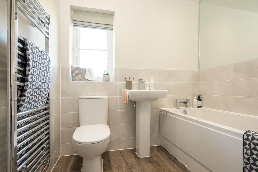 Family bathroom, moresby, 3 bed house type