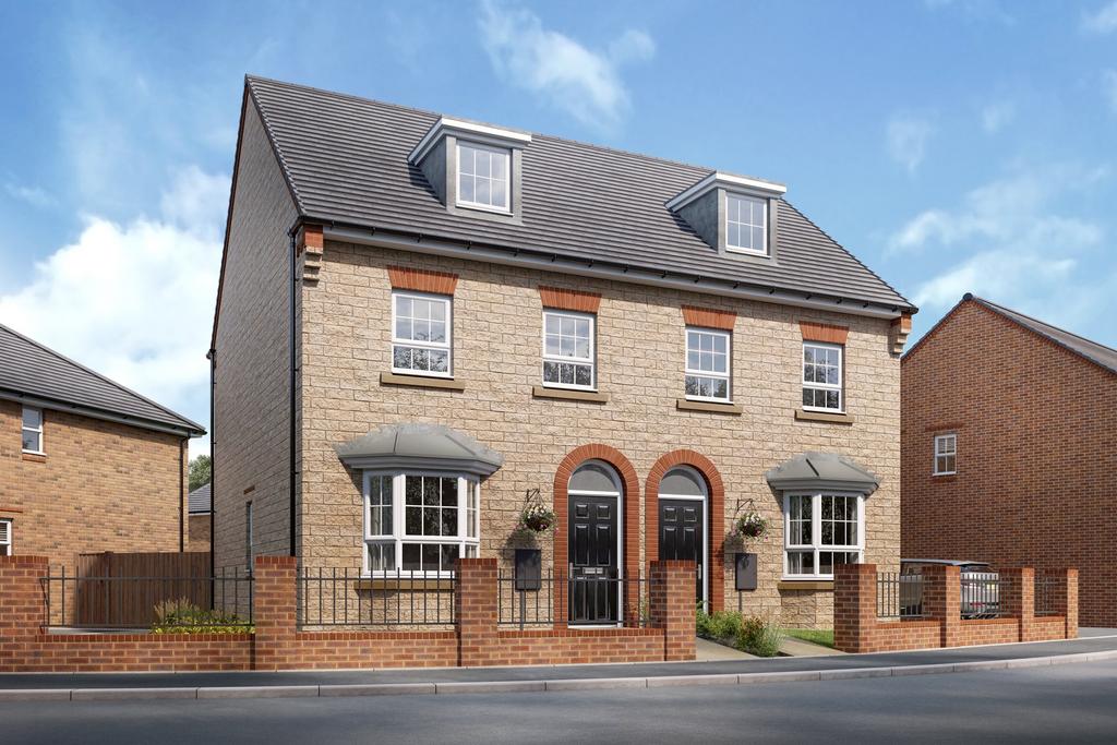 KENNETT at Calder Rise Dunlin Drive... 3 bed semi-detached house - £293,000