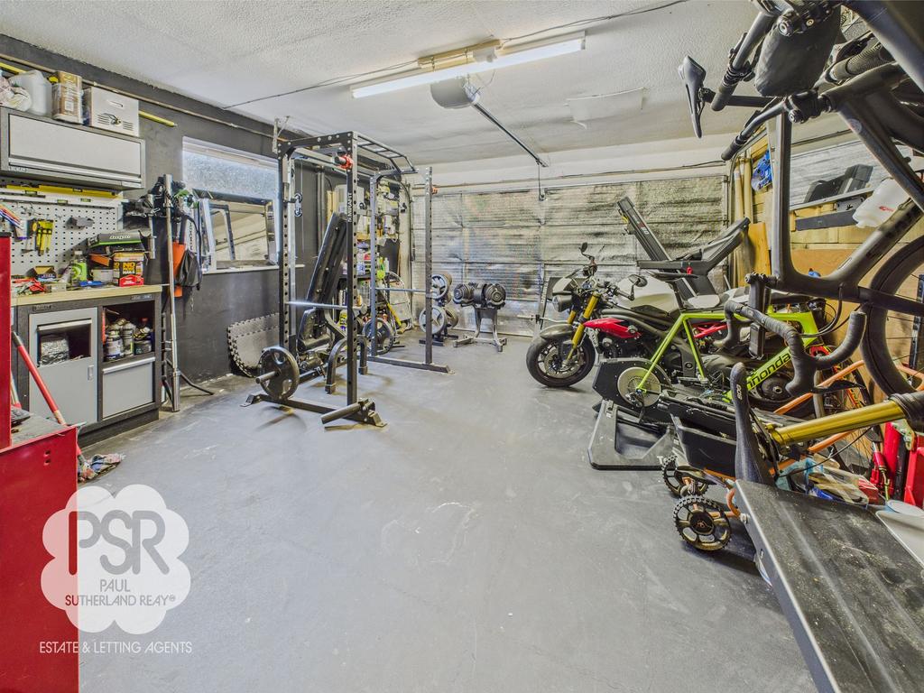 Integral Double Garage / Gym