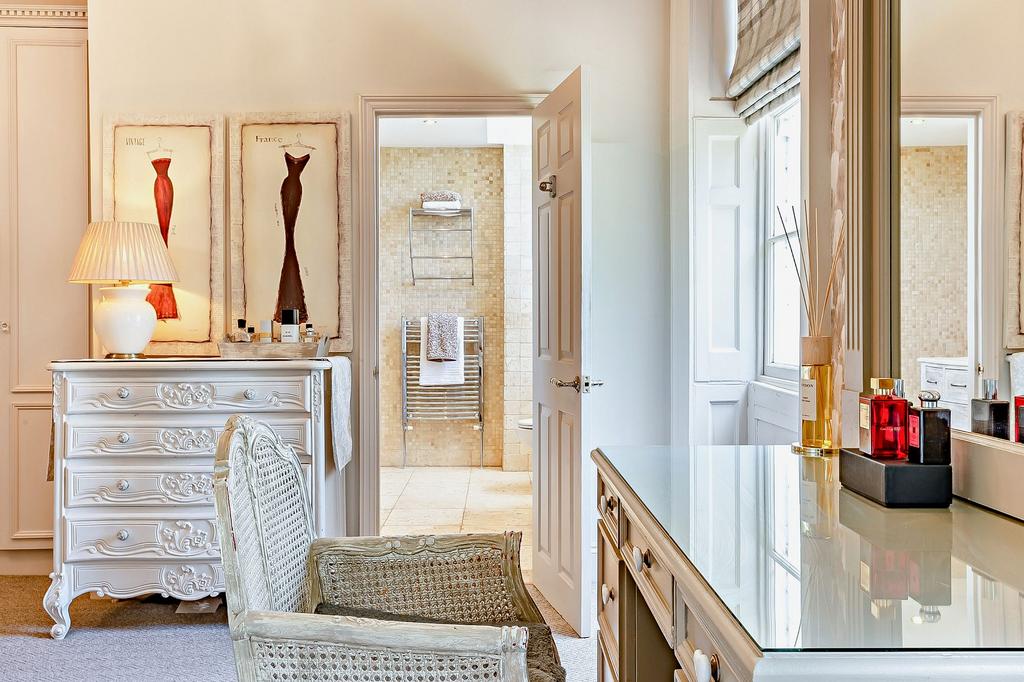 Master dressing room