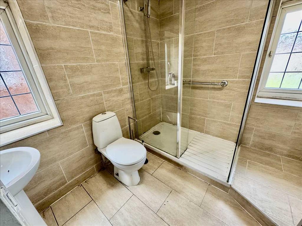 Tiled shower room