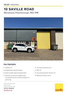 Warehouse to rent, Saville Rd Peterborough PE3 7PR