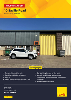 Warehouse to rent, Saville Rd Peterborough PE3 7PR