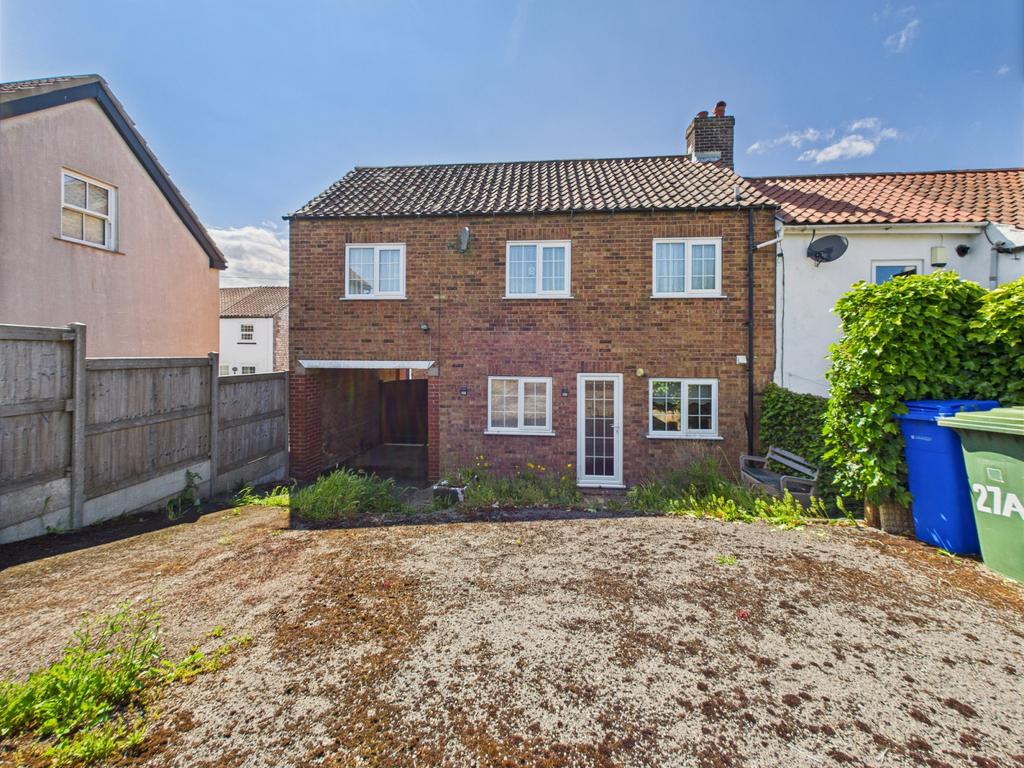 Rear of property