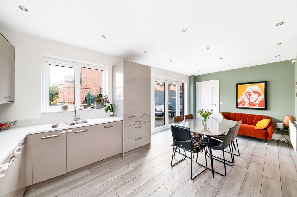 Open plan dining kitchen