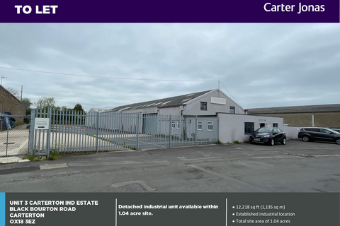 Warehouse to rent, Black Bourton Rd Carterton OX18 3EZ