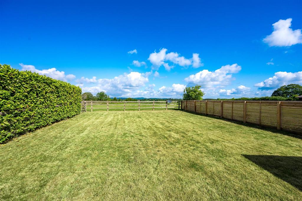 Rear garden