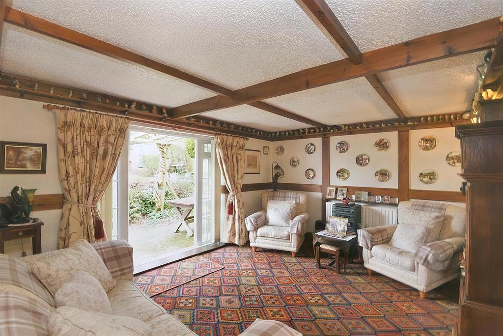 Sitting Room out to the Pergola