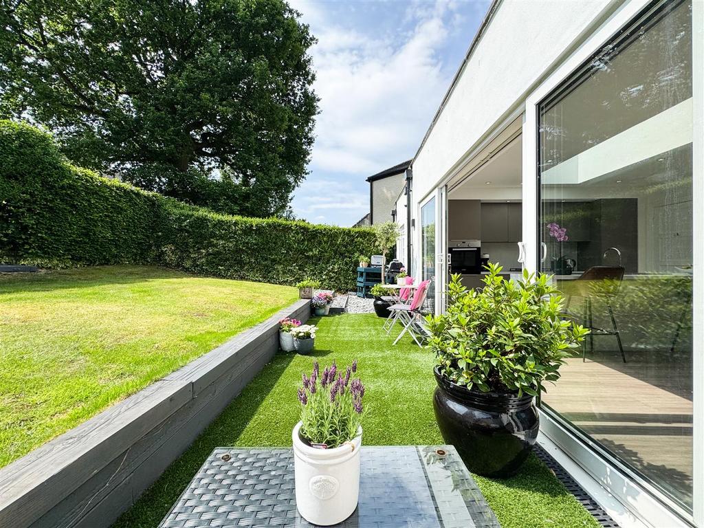 Rear garden