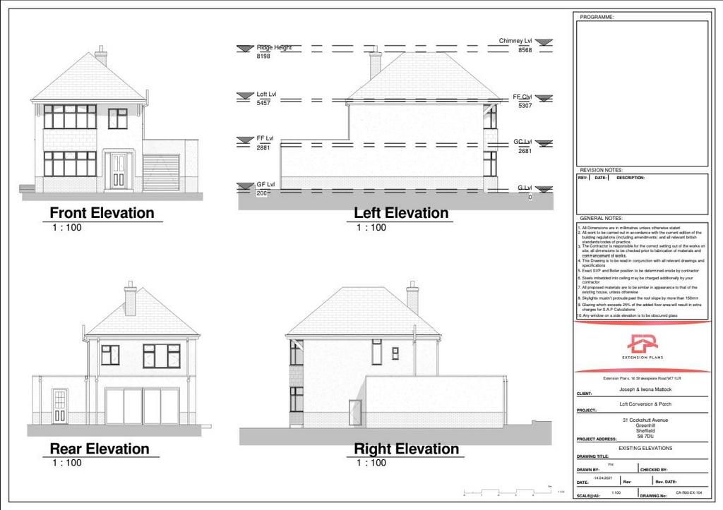 31 cockshutt avenue   existing   sheet   ca r00 ex