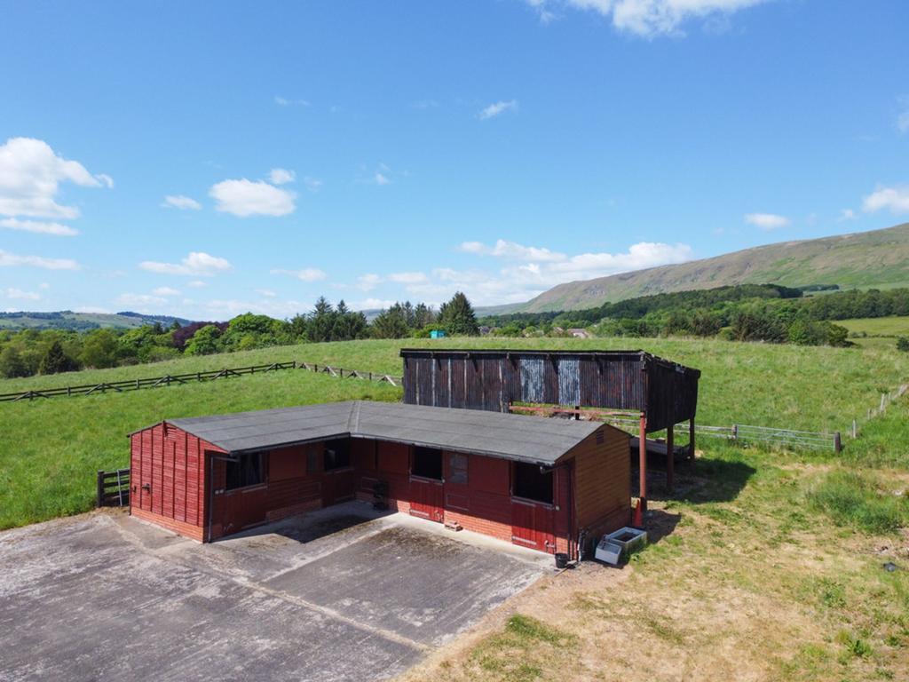 Stables and grazing land
