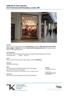 Office to rent, 1 Hammersmith Broadway London W6 9DL