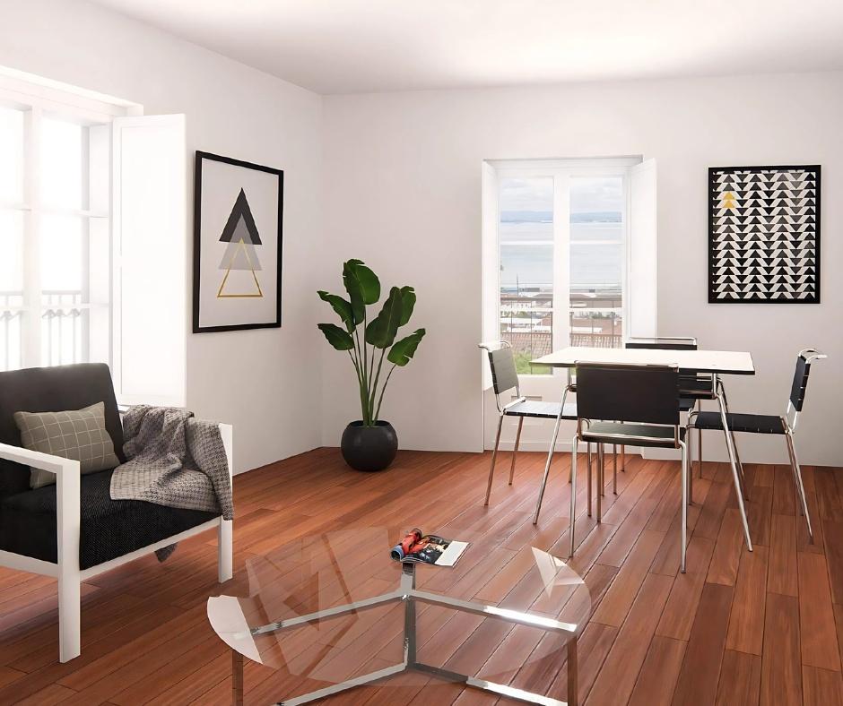 Open-plan living area