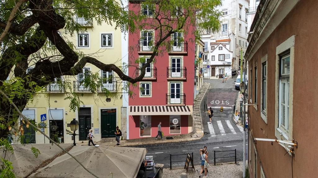 Street scene with property