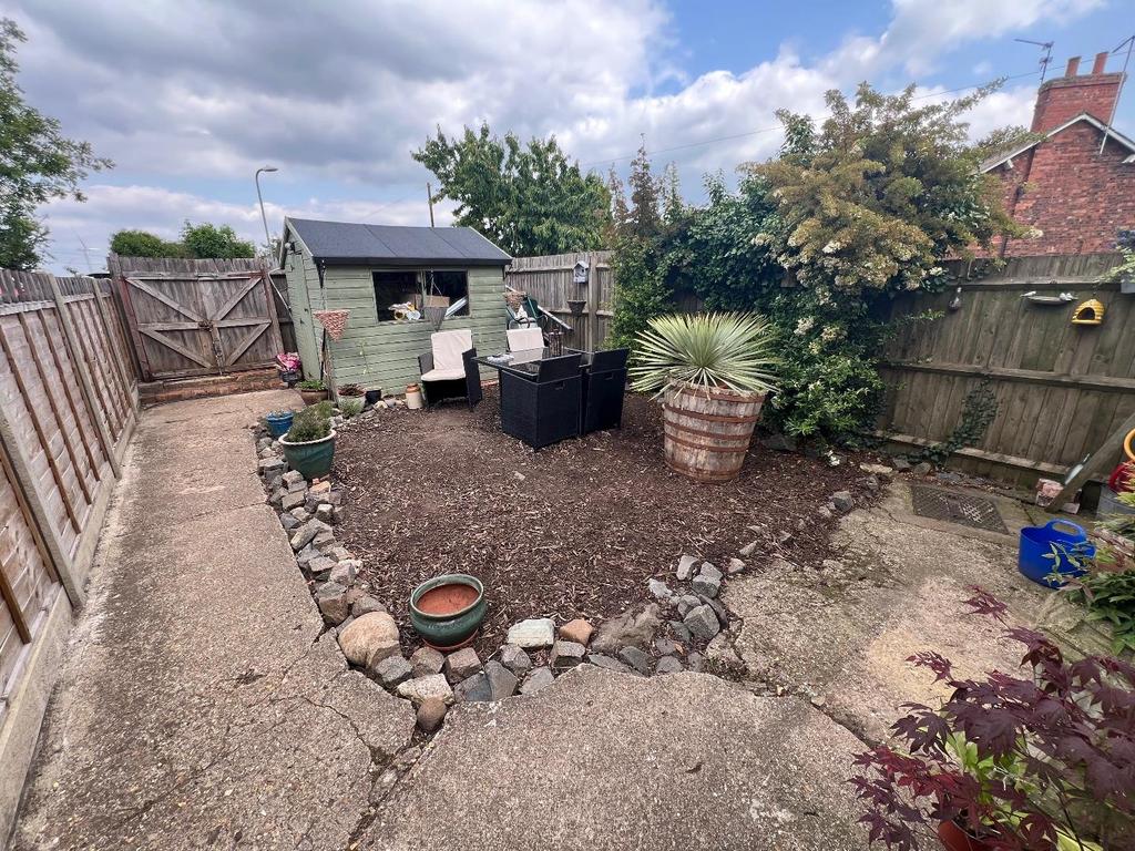 Rear garden