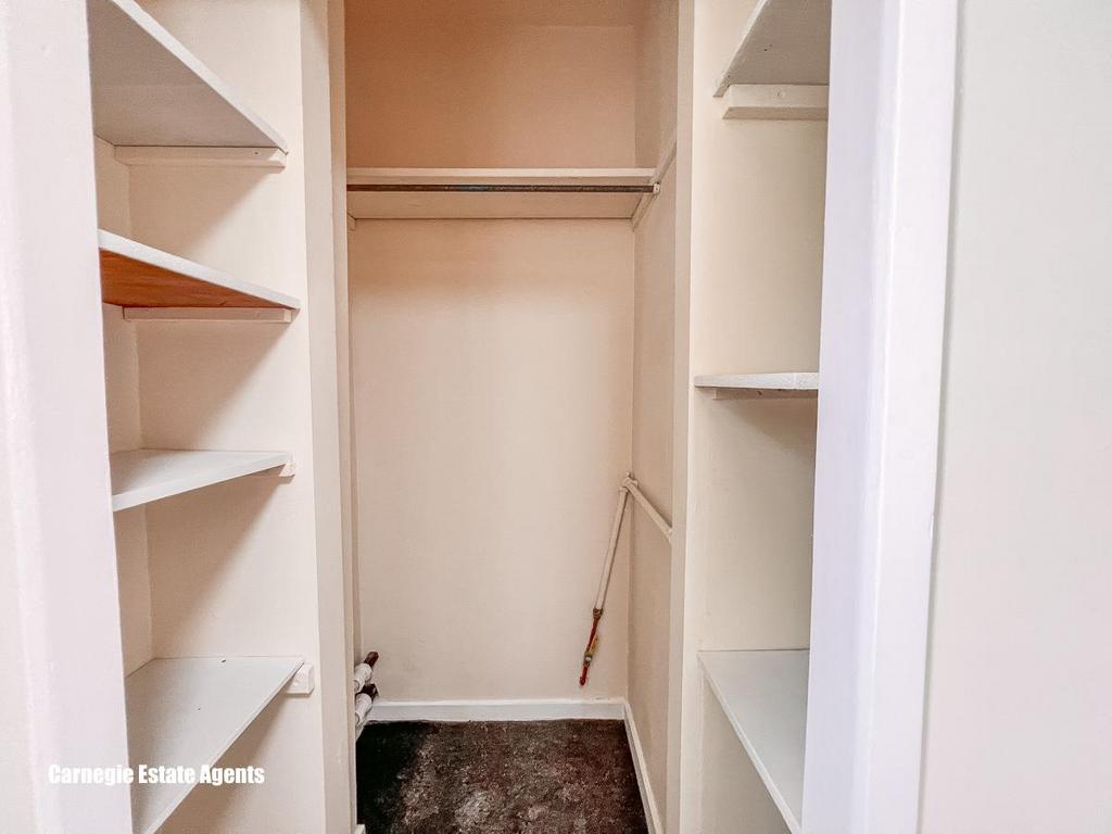 Walk in wardrobe