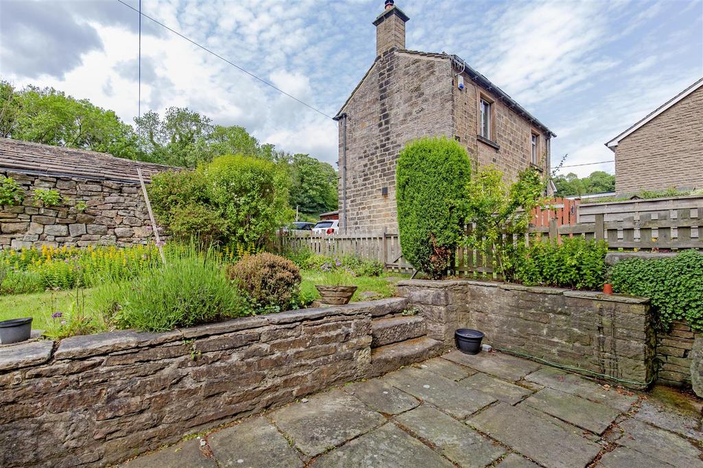 Terrace and lawn