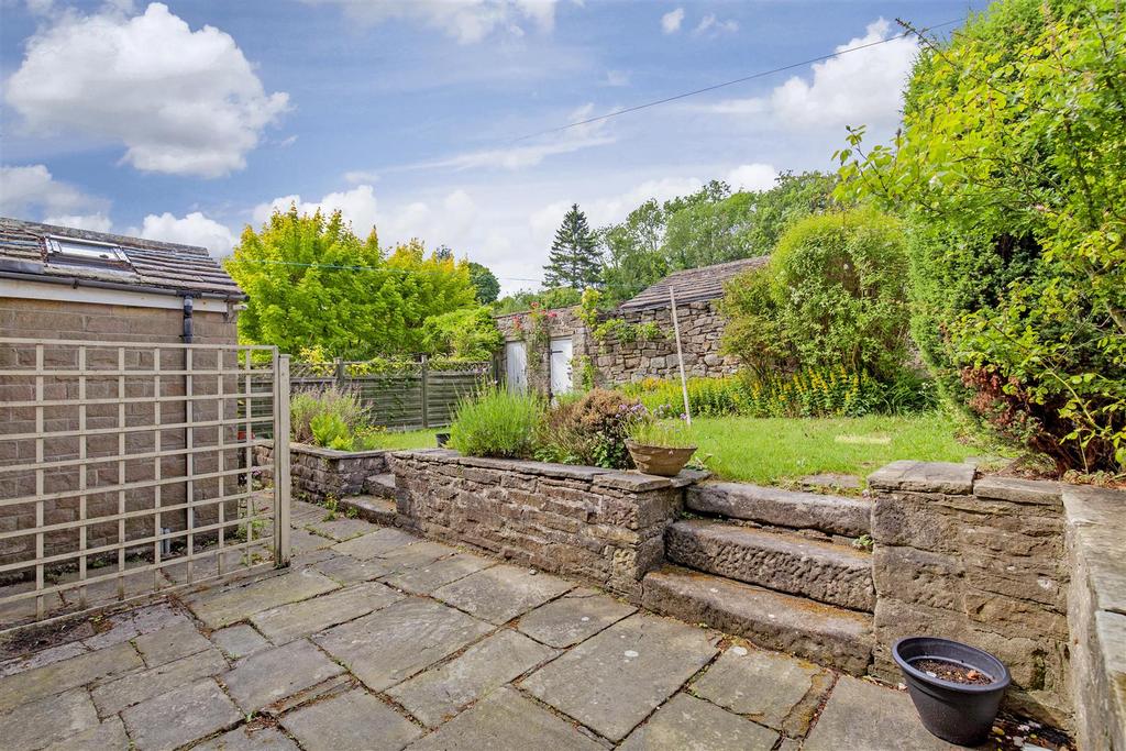 Terrace and lawn