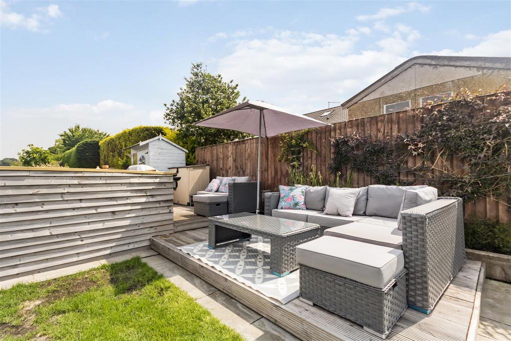Decked seating area