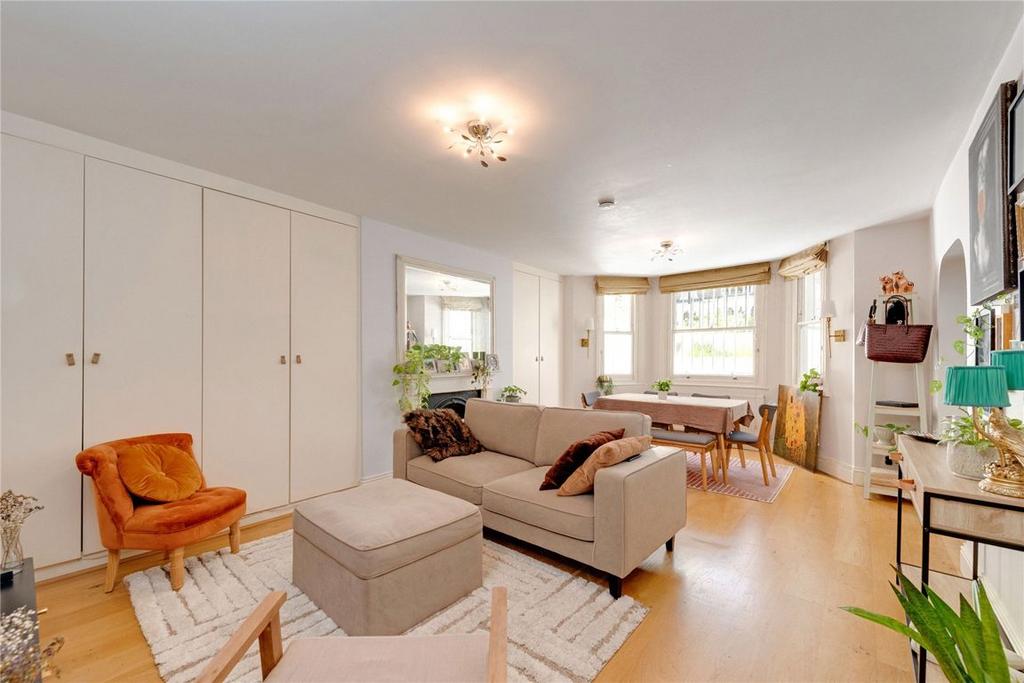 Open-plan living area, open plan living