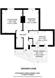1 bedroom flat for sale, Maitland House, Bishops Way, London, E2