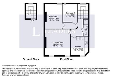 2 bedroom apartment to rent, Wickham Road, SE4