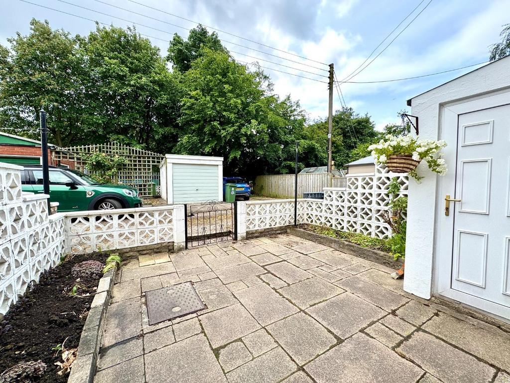 Rear patio