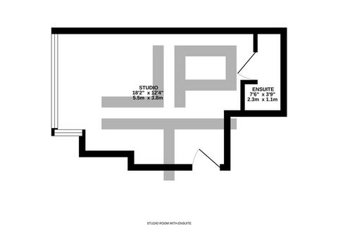 Studio to rent, Fletcher Street, Warrington WA4