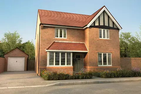 4 bedroom detached house for sale, Plot 138, The Harwood at The Asps, Brooklime Road CV34