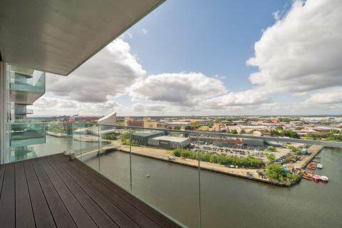 undefined, Blue, Media City UK, Salford