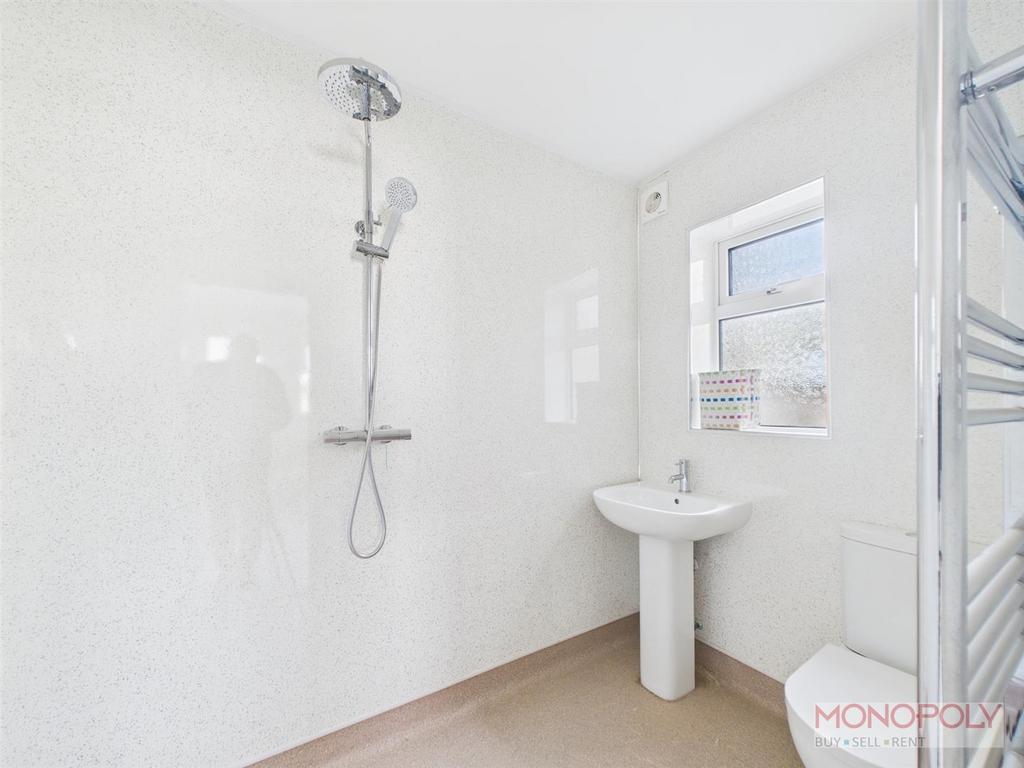 Downstairs wet room