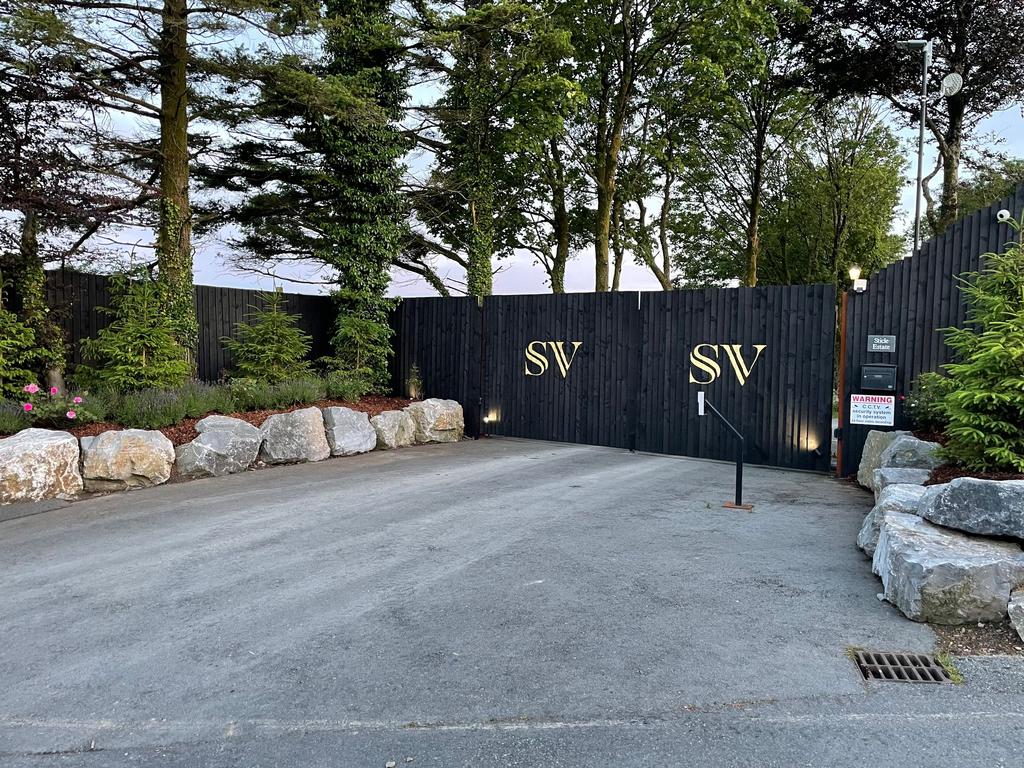 Private gated entrance