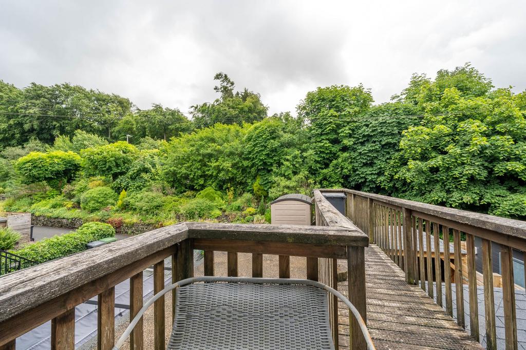 Rear decked area