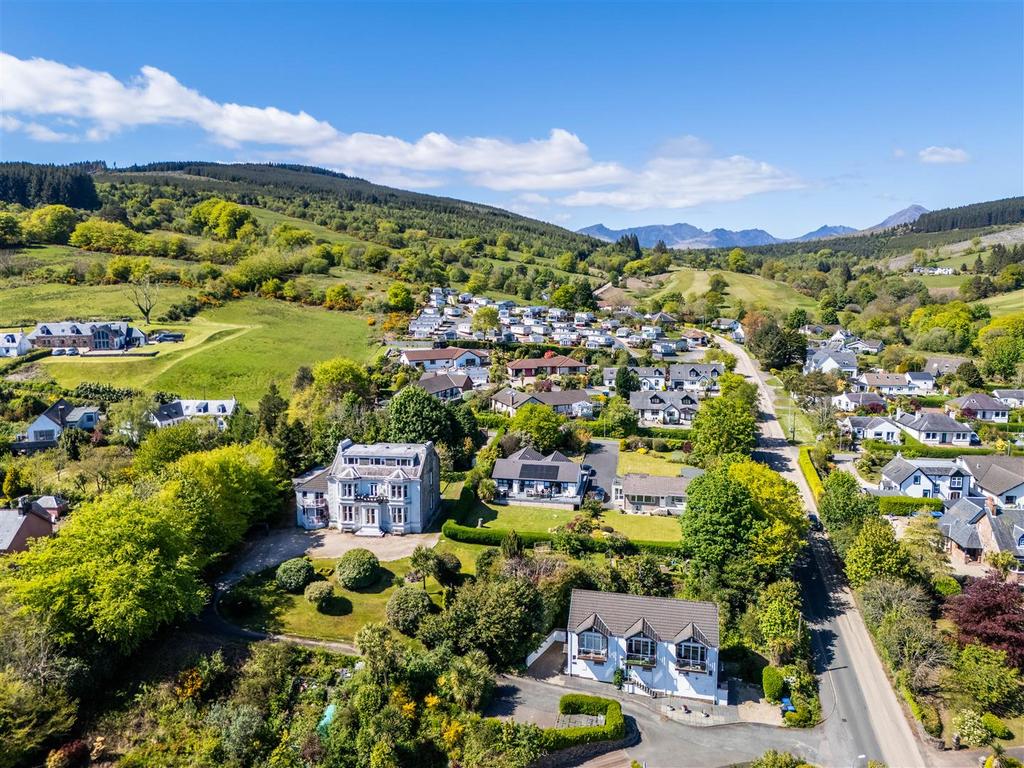 Aerial view of Kinneil towards north island