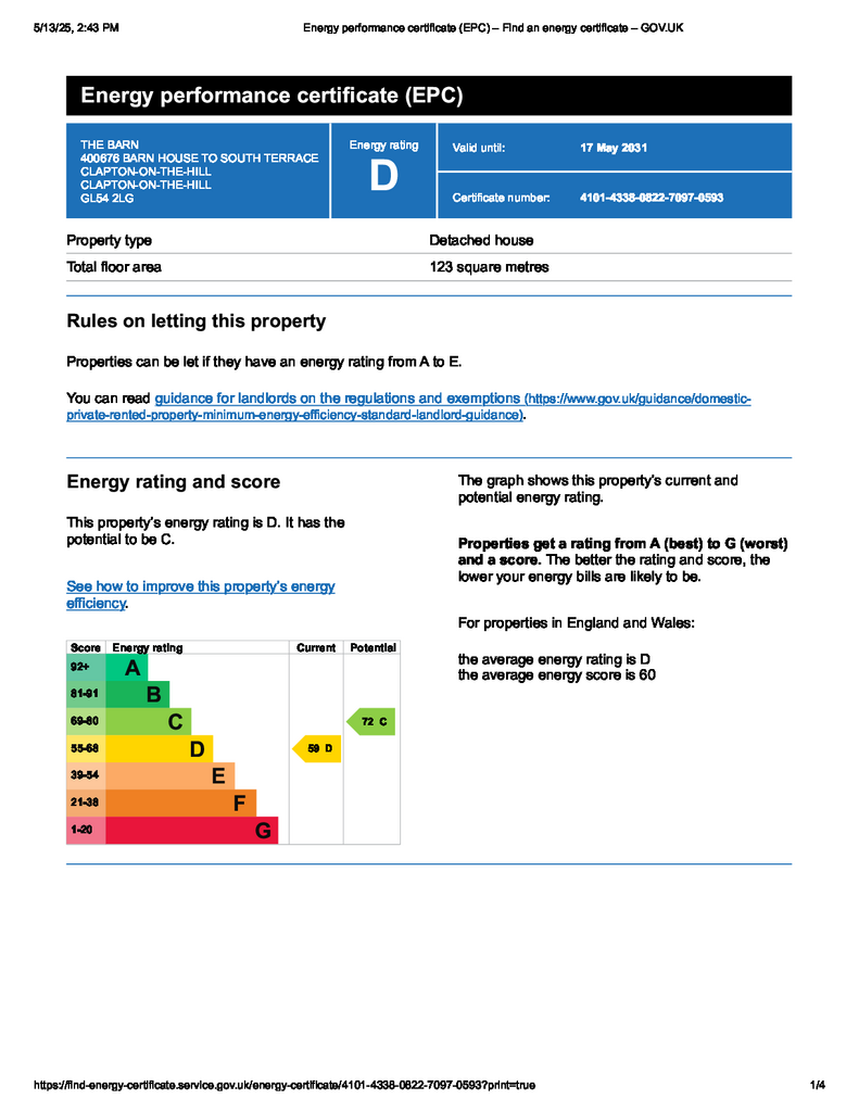 Energy performance c