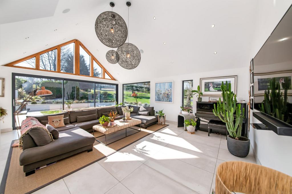 Open plan living dining kitchen
