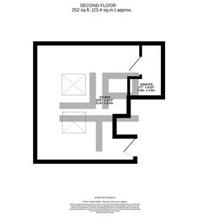 Studio to rent, Fletcher Street, Warrington WA4