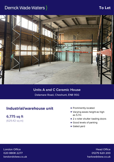 Industrial development to rent, Units A and C Ceramic House, Delamare Road Cheshunt EN8 9SG
