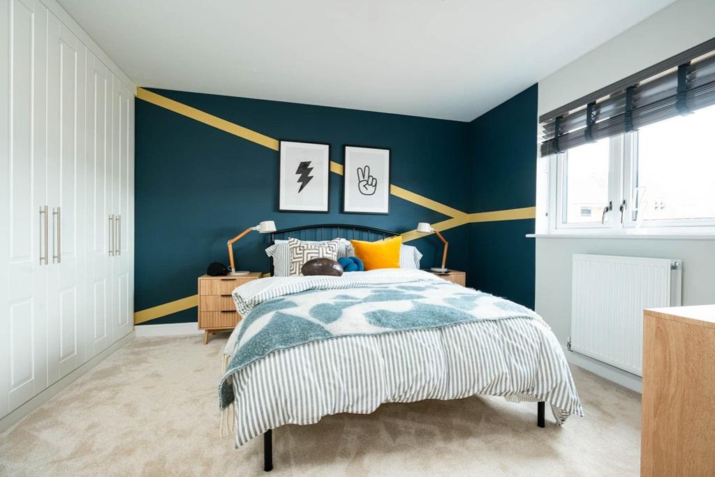 Bedroom 2 provides additional space for...