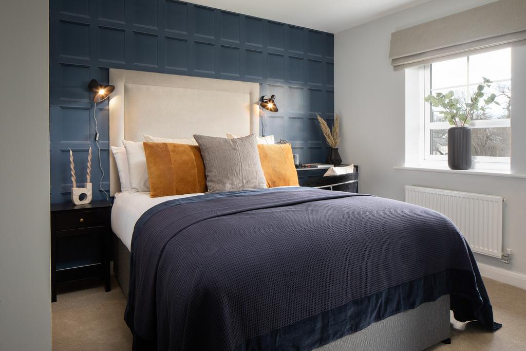 En suite main bedroom in the Ellerton three...